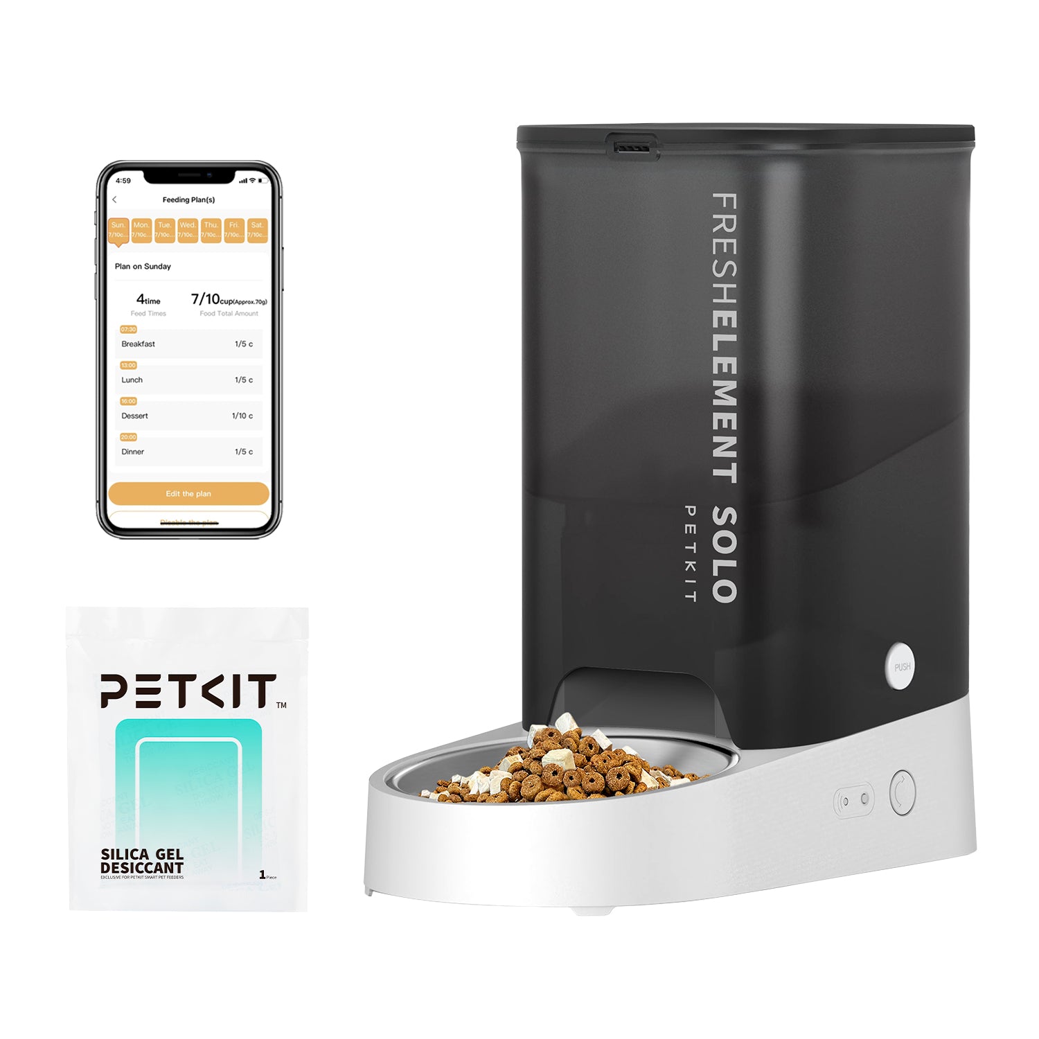 Fresh Element Solo Automatic Feeder (Gray)