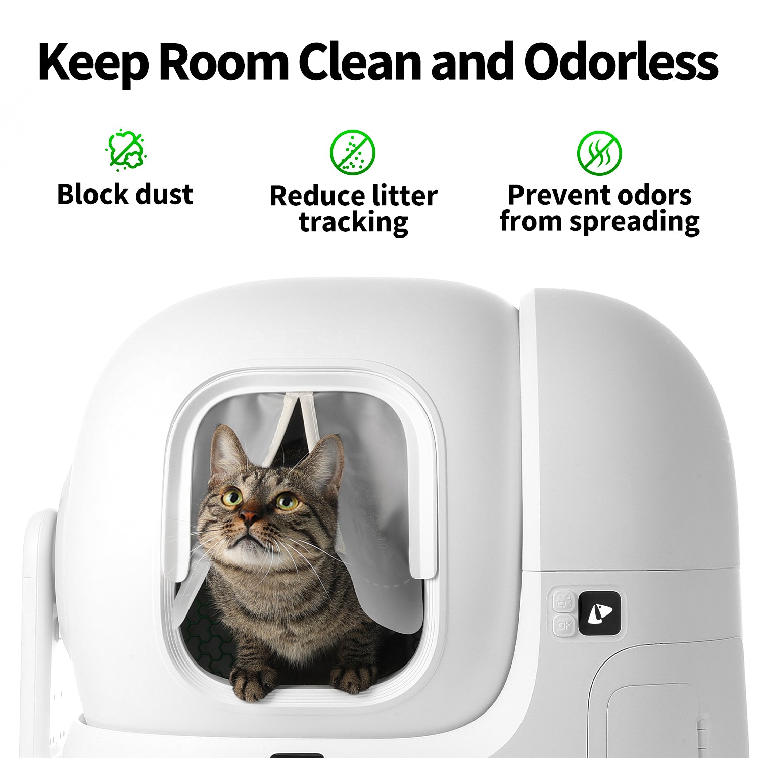 Dustproof Curtain accessory for petkit litter box