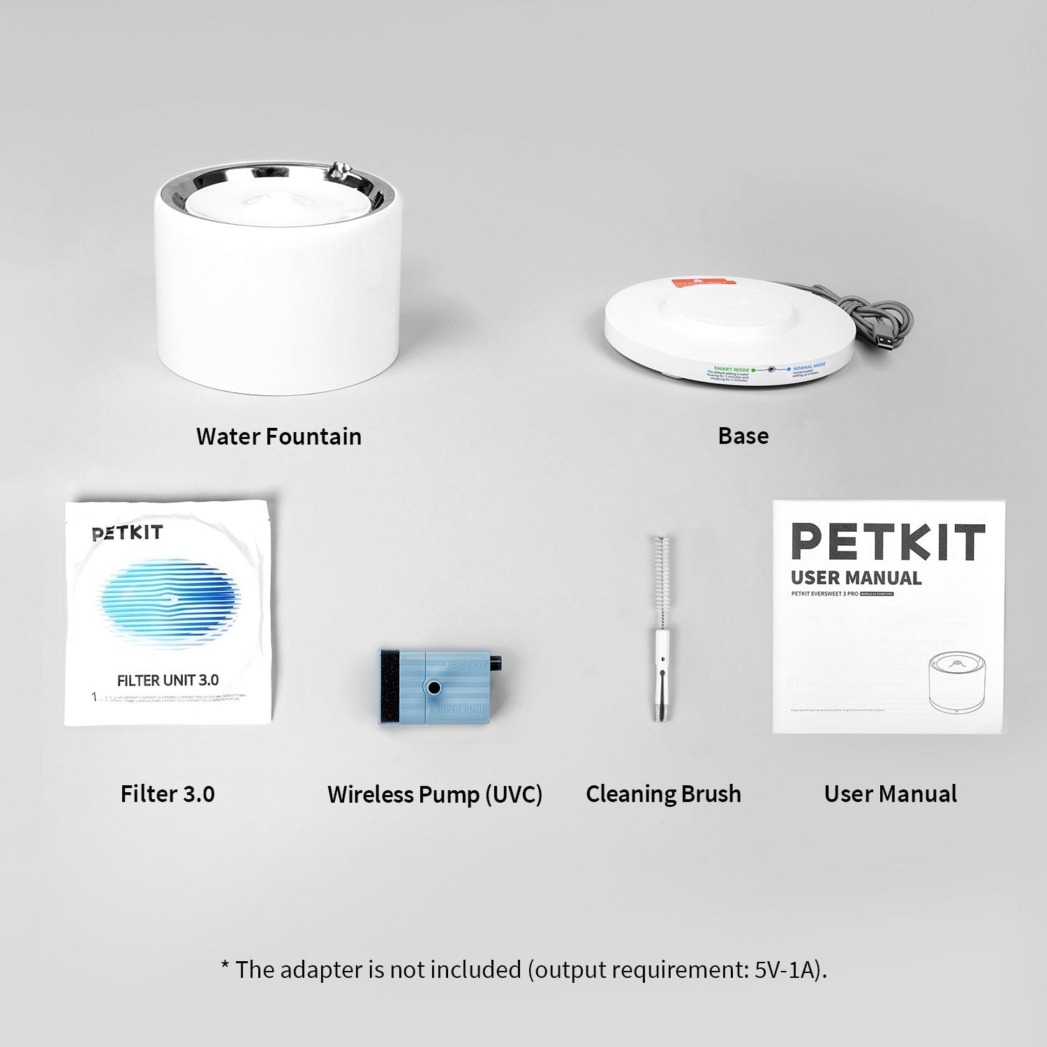 EverSweet 3 Pro (UVC) package list