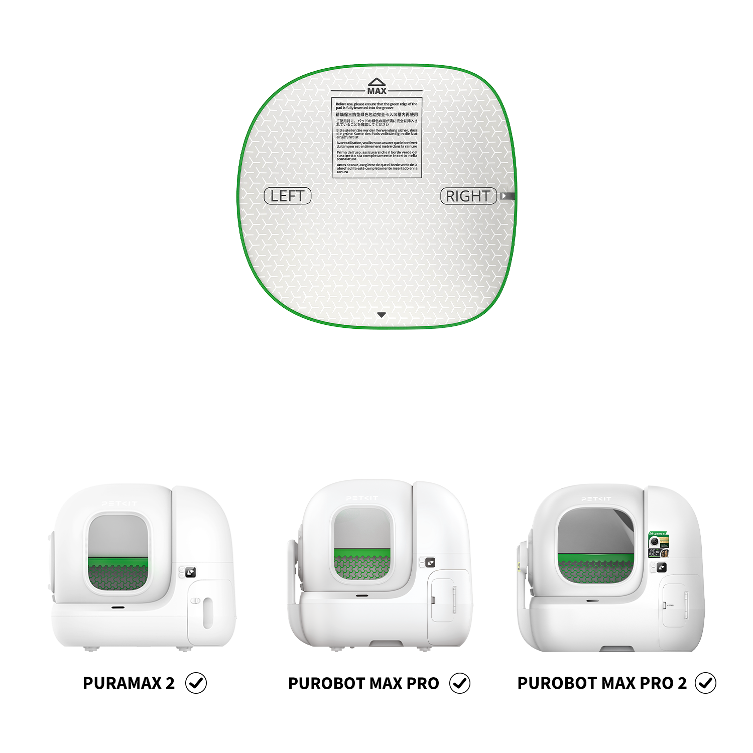 High Performance Cat Litter Pad Max for PuraMax2 & Purobot Max Pro/2