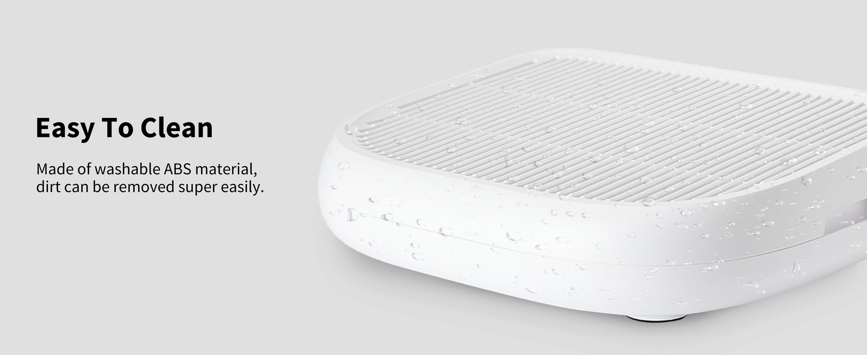 Cat Litter Ramp made from washable ABS material that allows dirt to be removed easily