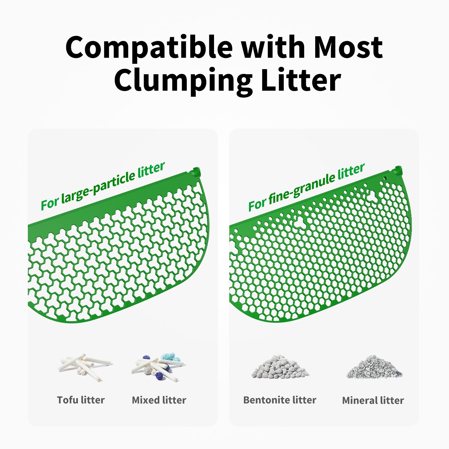 Magnetic Cat Litter Remover Set compatible with most clumping cat litter types