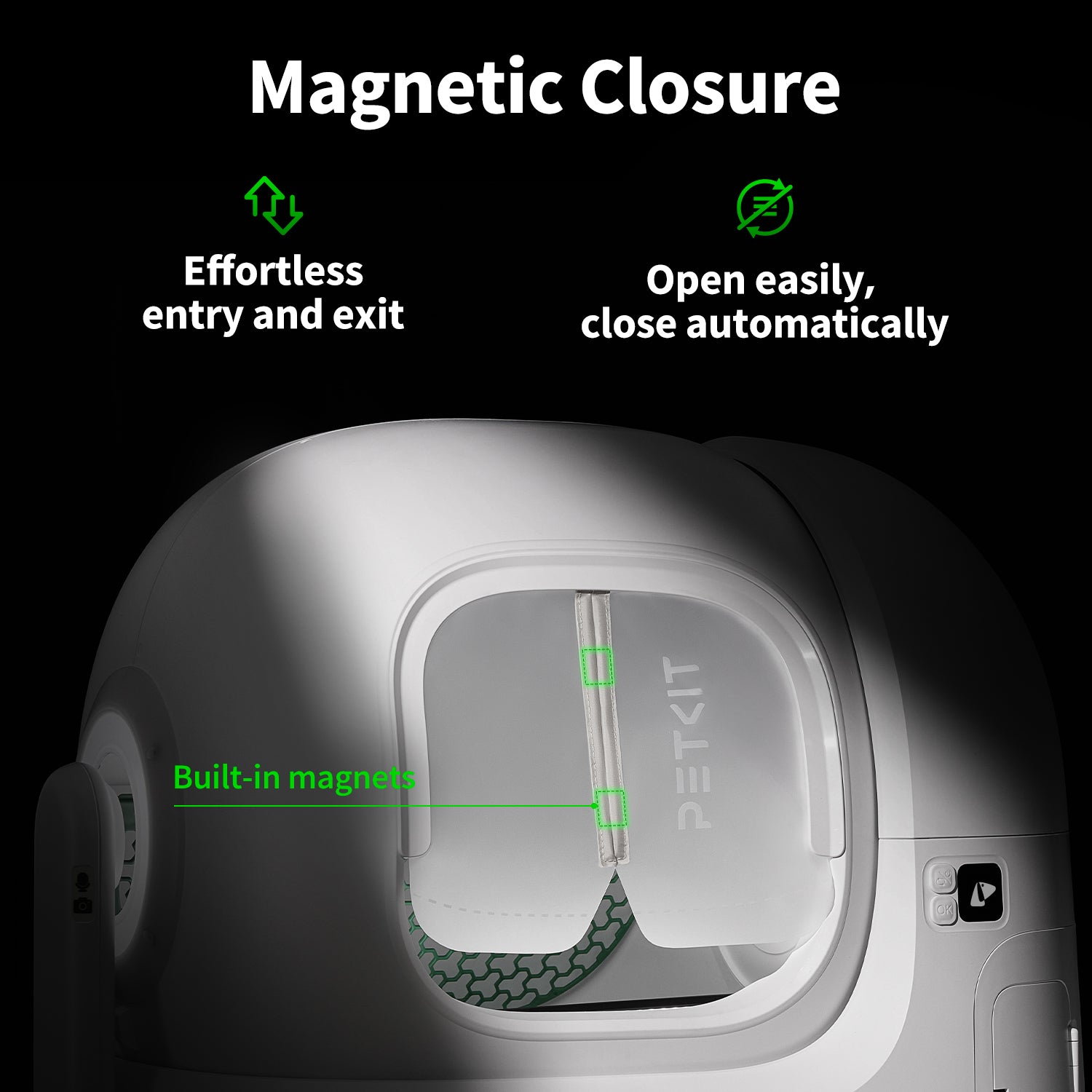 Magnetic dustproof curtain 3.0 with effortless entry, automatic closing, and built-in magnets