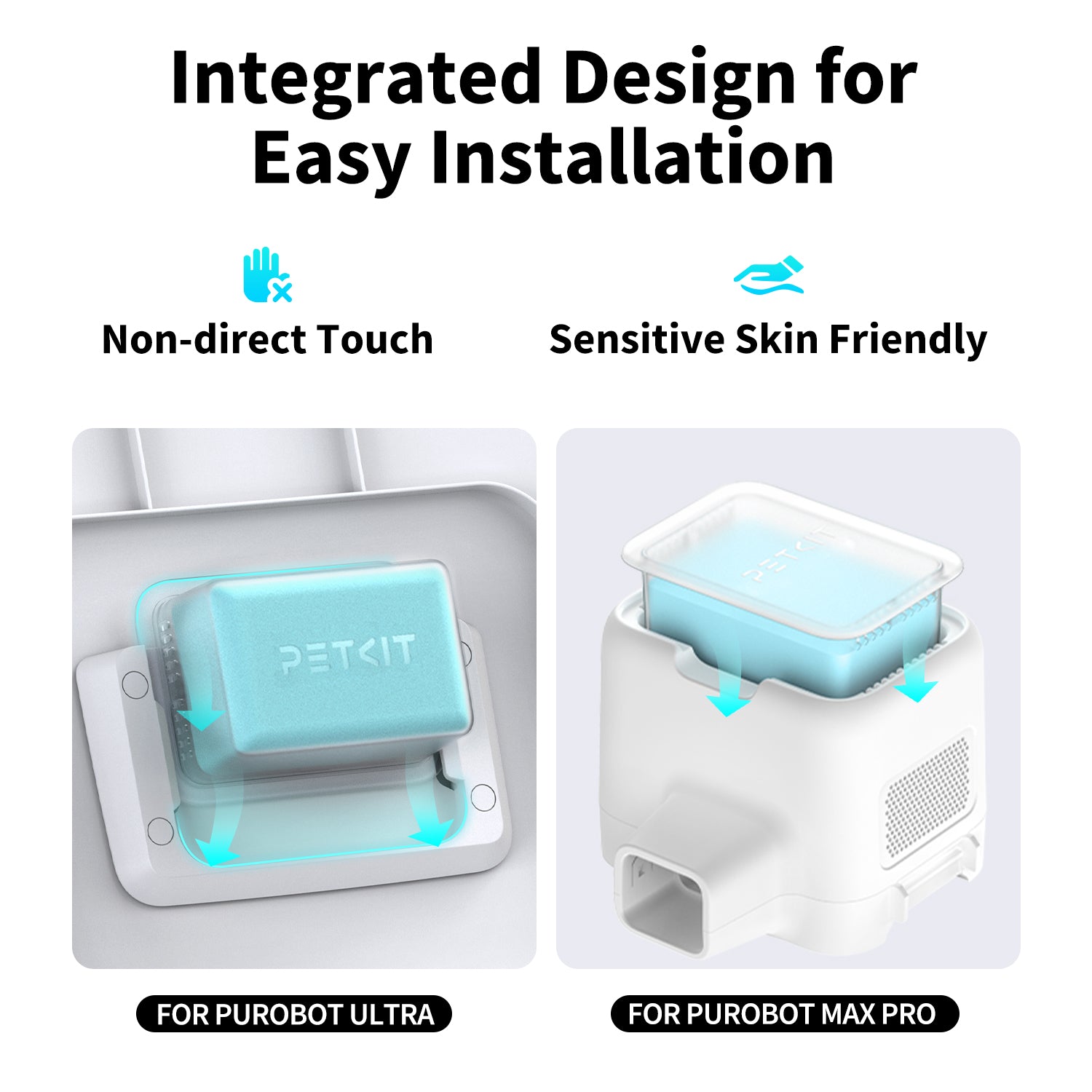 Pet Odor Eliminator N60 features an integrated case design that avoids direct contact, supports sensitive skin, and enables easy installation