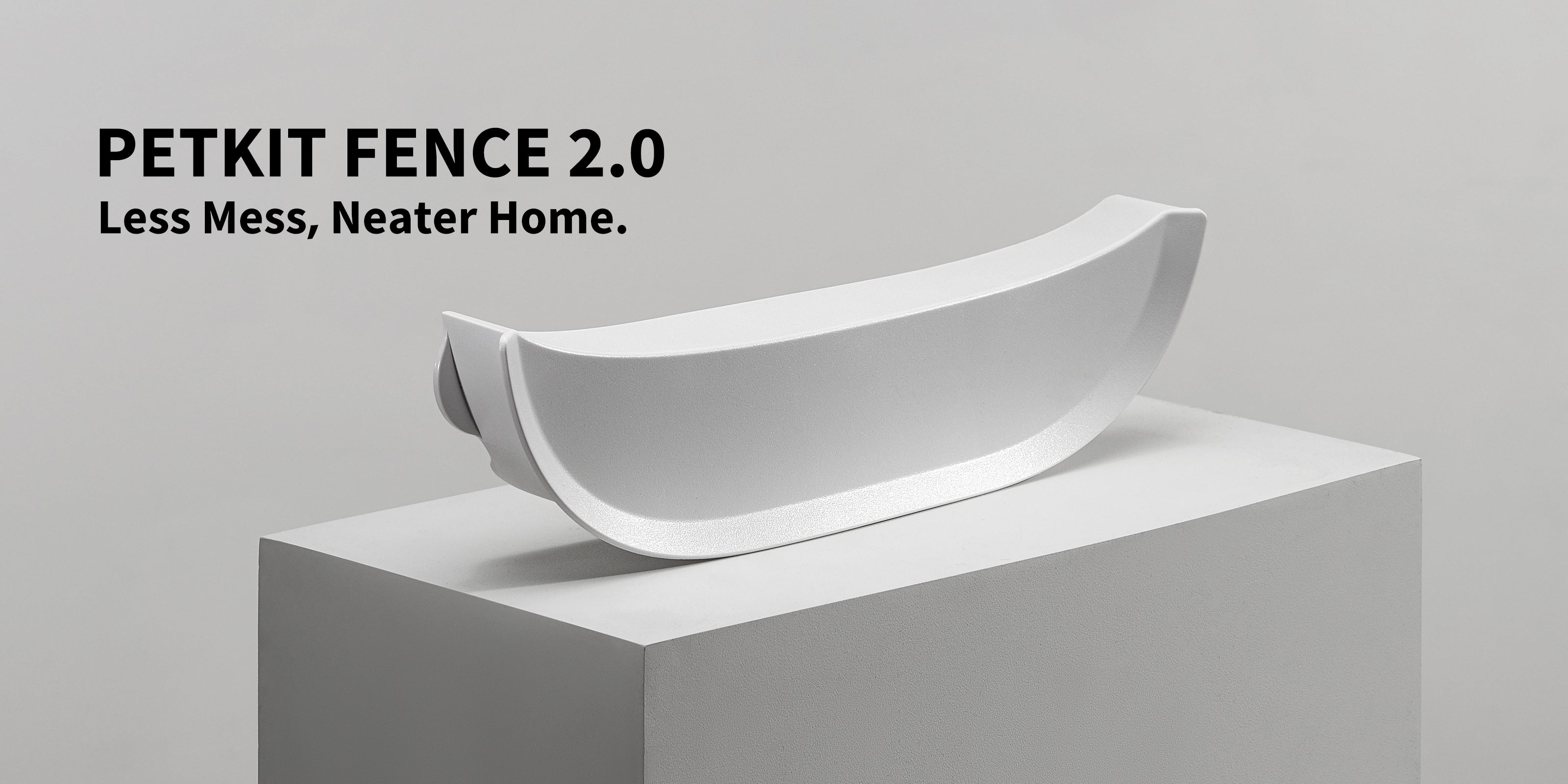 PETKIT Fence 2.0 elevated entrance, Less Mess, Neater Home