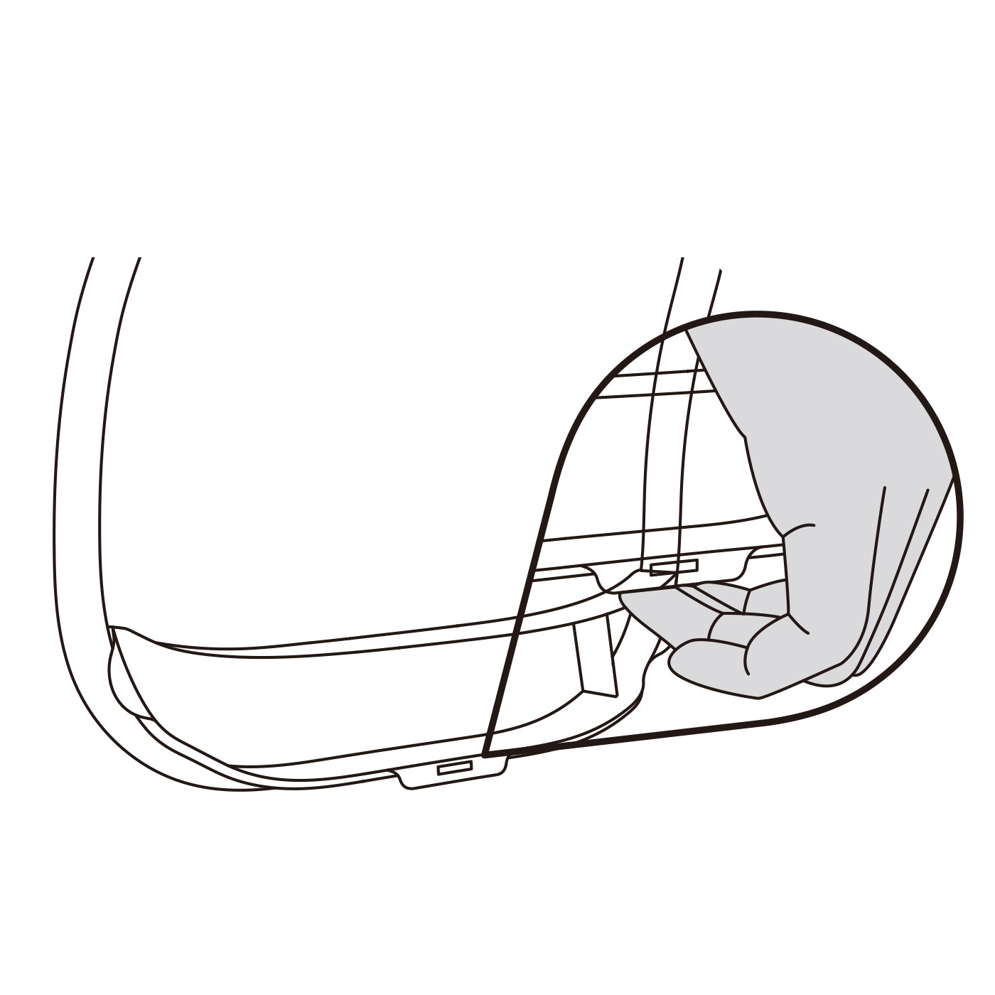 Removal of PETKIT Fence 2.0: pull apart the snap-fit at the bottom center behind the fence