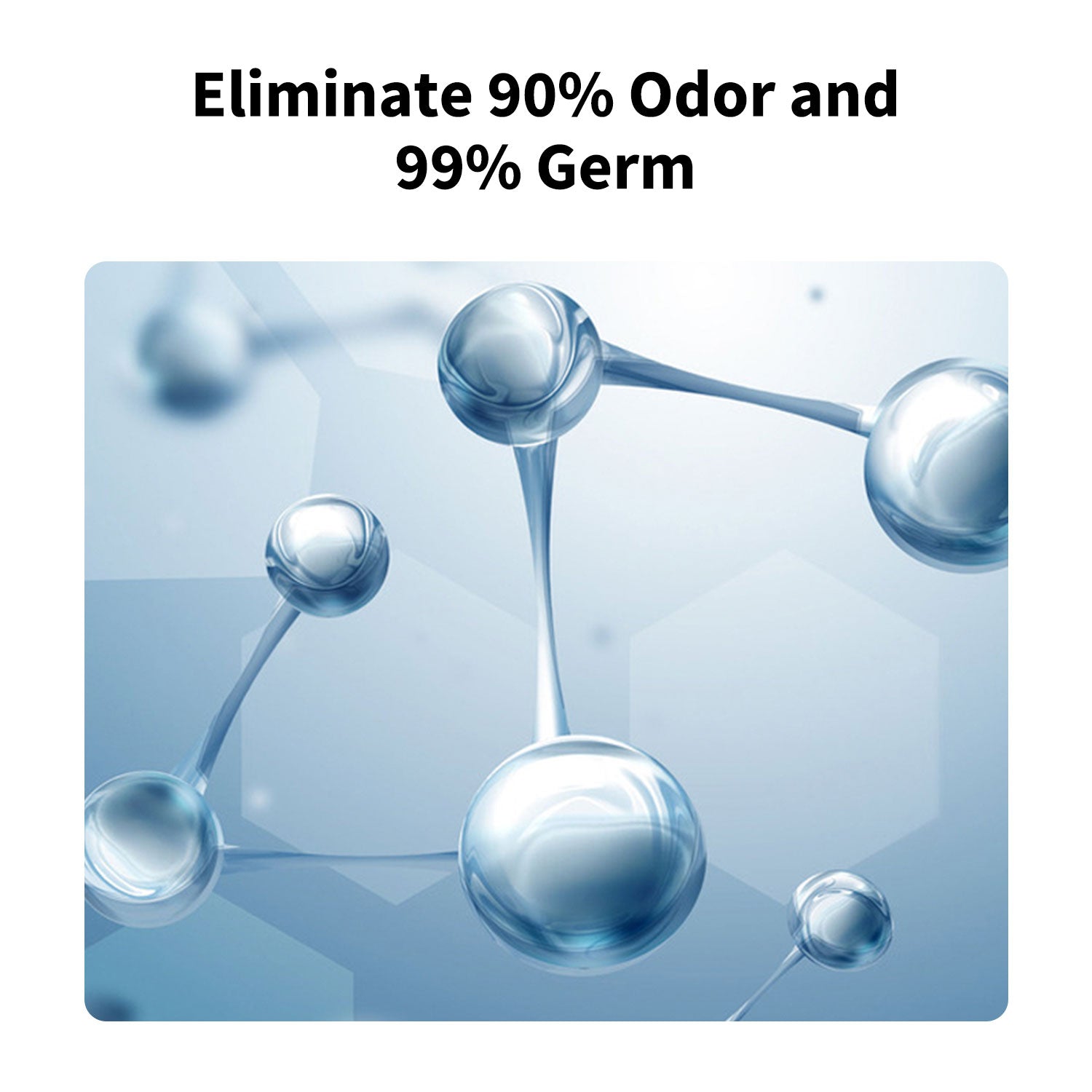 Purifying Liquid Refill removes over 90 percent odor and 99 percent germ