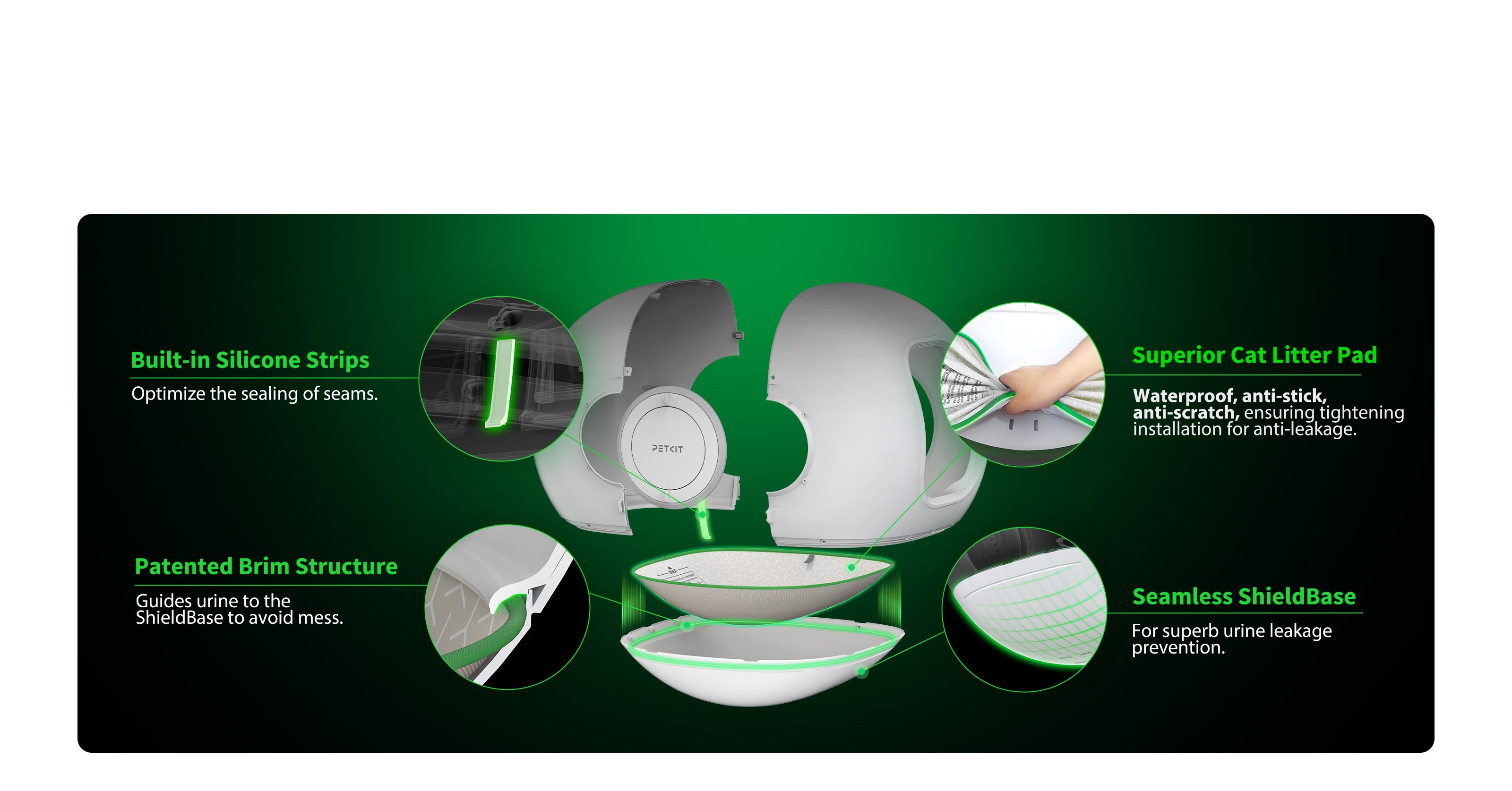 PUROBOT MAX PRO 2 patented leak-proof cylinder design