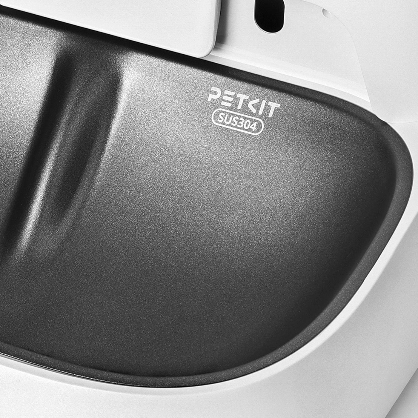 Durable 304 stainless steel bowl for hygienic feeding.