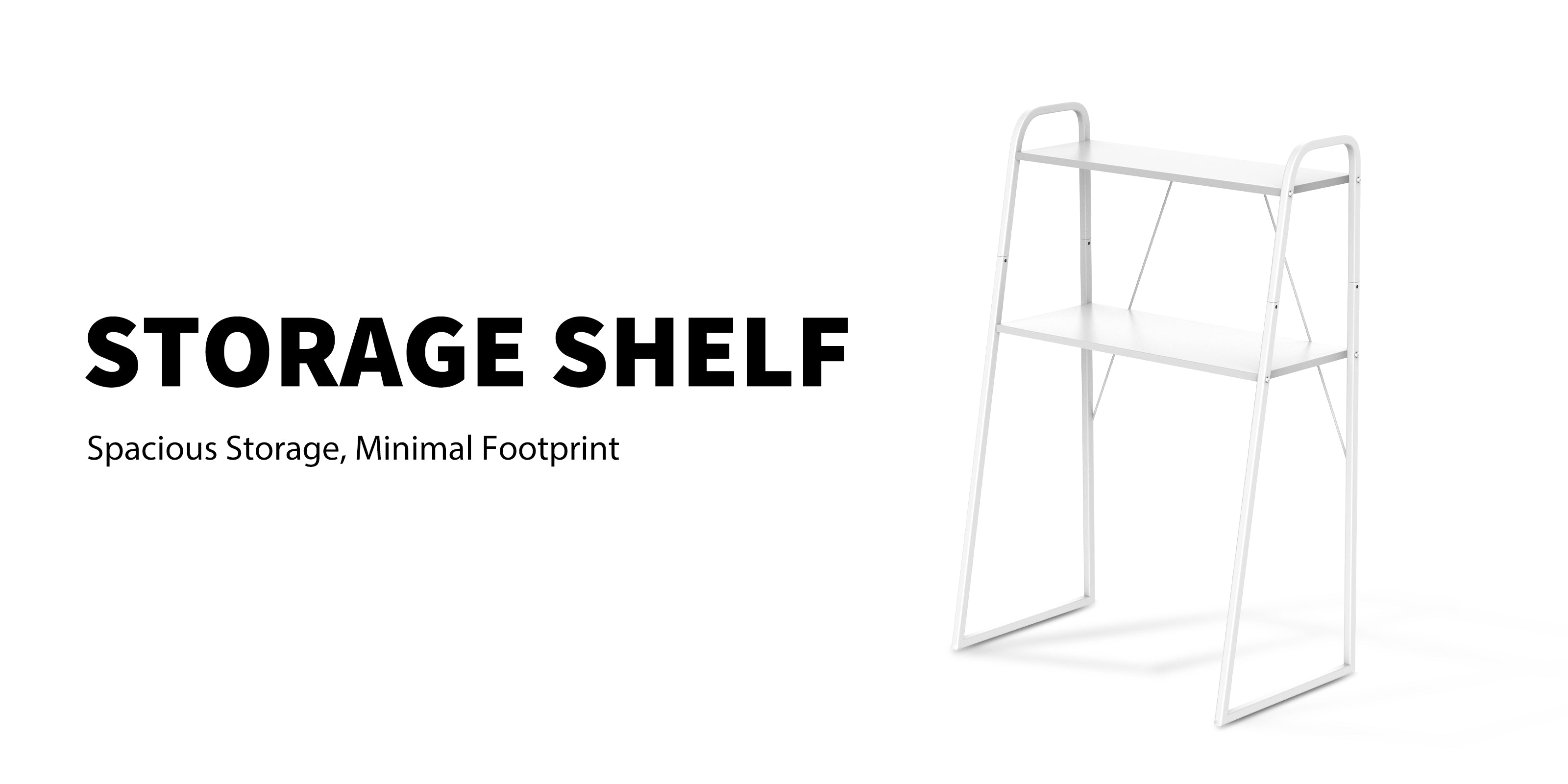 Storage Shelf offering spacious storage while maintaining a minimal footprint for organized cat care space