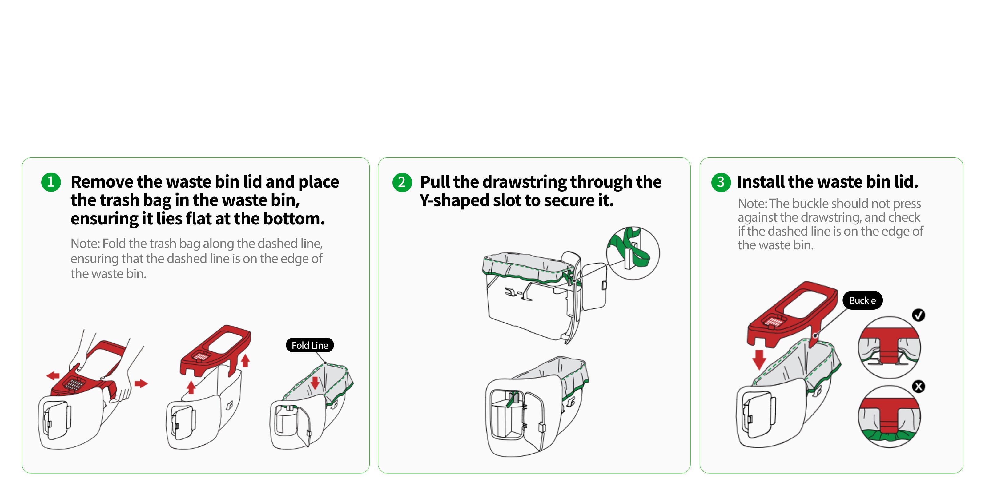 Trash bag installation instructions for use with PETKIT automatic litter boxes