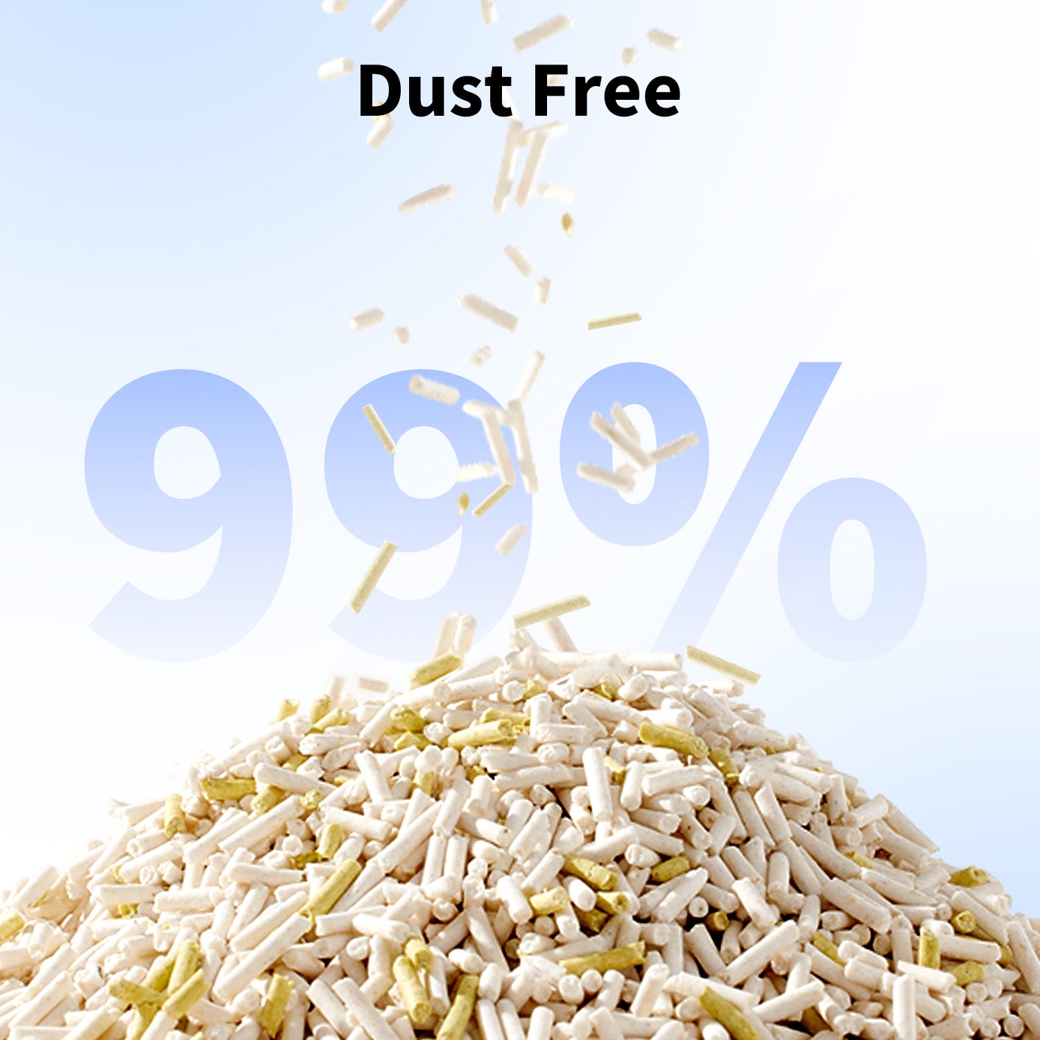 Urine Monitor Cat Litter processed to be 99 percent dust free for a cleaner refill experience