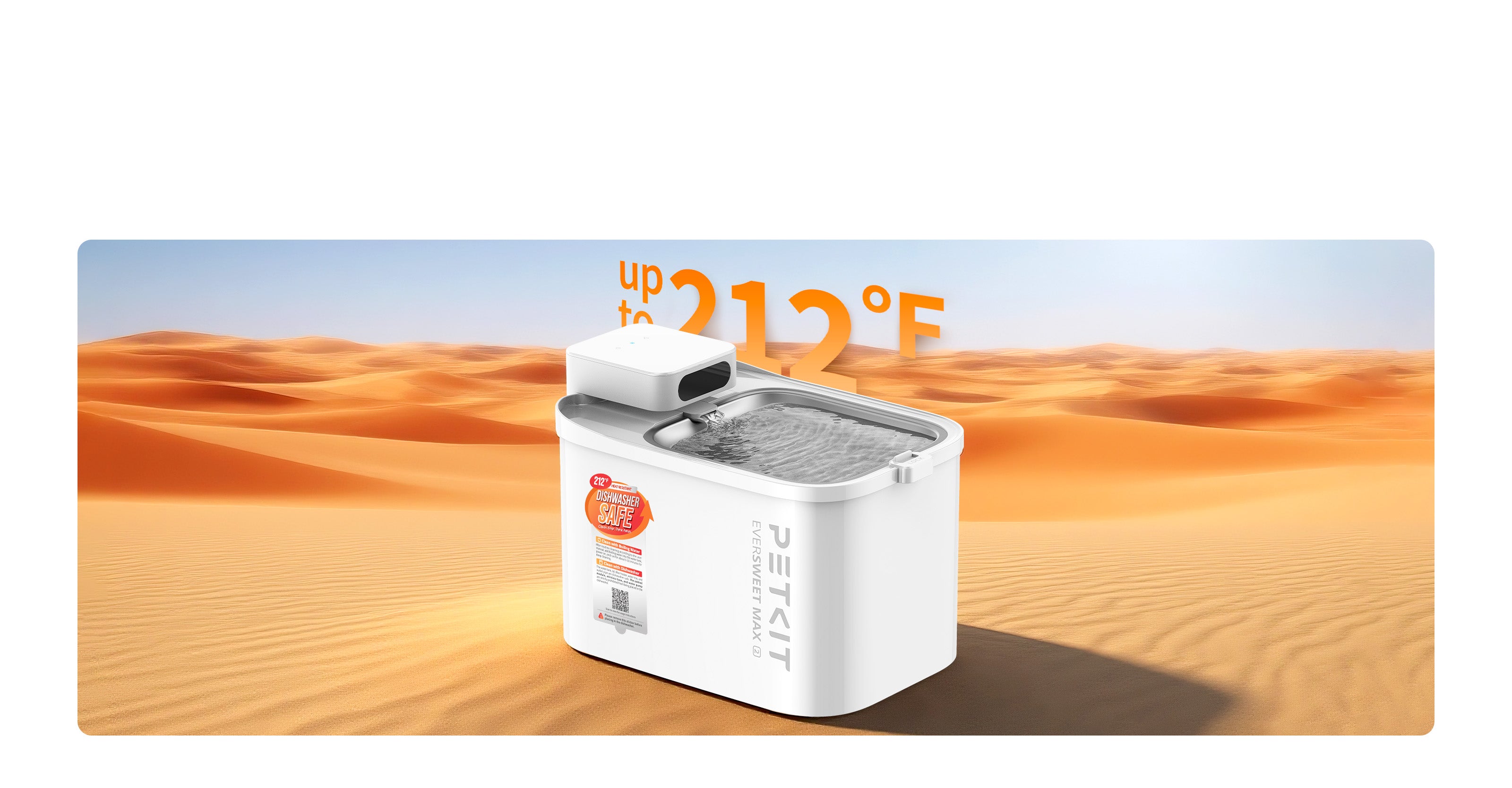 Wireless water pump FFT1-2 upgraded with PPO materials for durable heat resistance up to 212°F