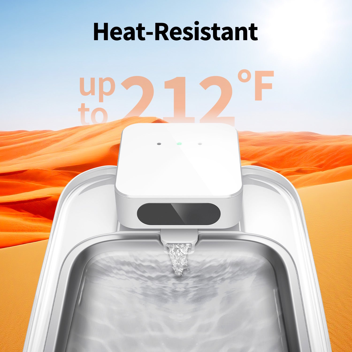 Upgraded PPO material wireless water pump FFT1-2 UVC heat-resistant up to 212°F without damage