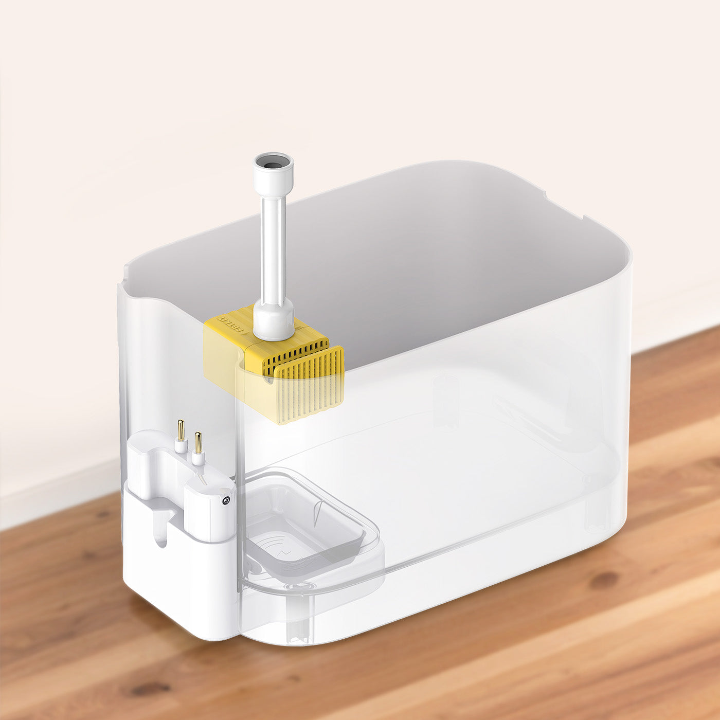 Wireless water pump FFT1-2 UVC wireless design detaches in seconds for safe and easy cleaning