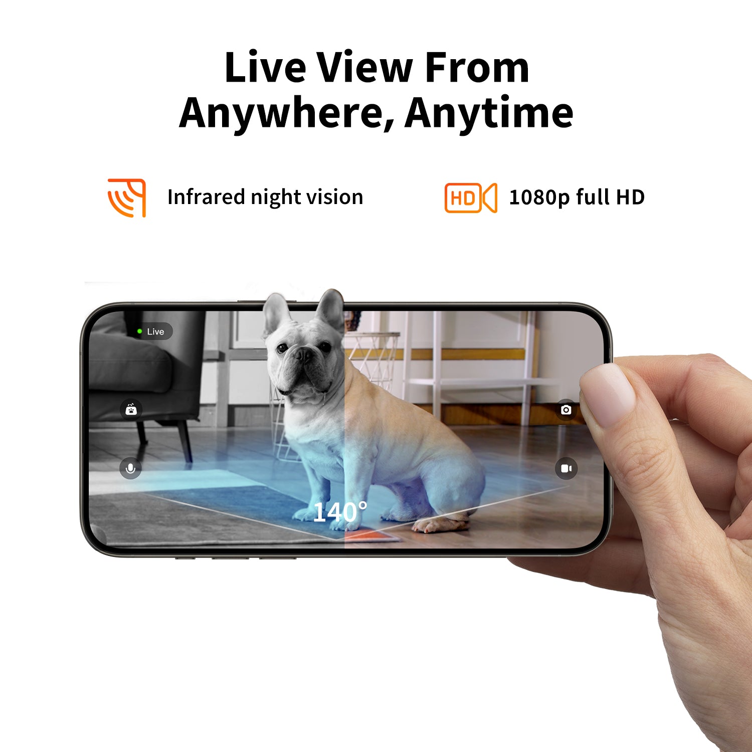 PETKIT YumShare Solo with camera automatic cat feeder provides live feed from anywhere with infrared night vision and 1080p full HD camera