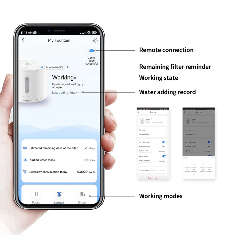 EverSweet Solo 2 app control