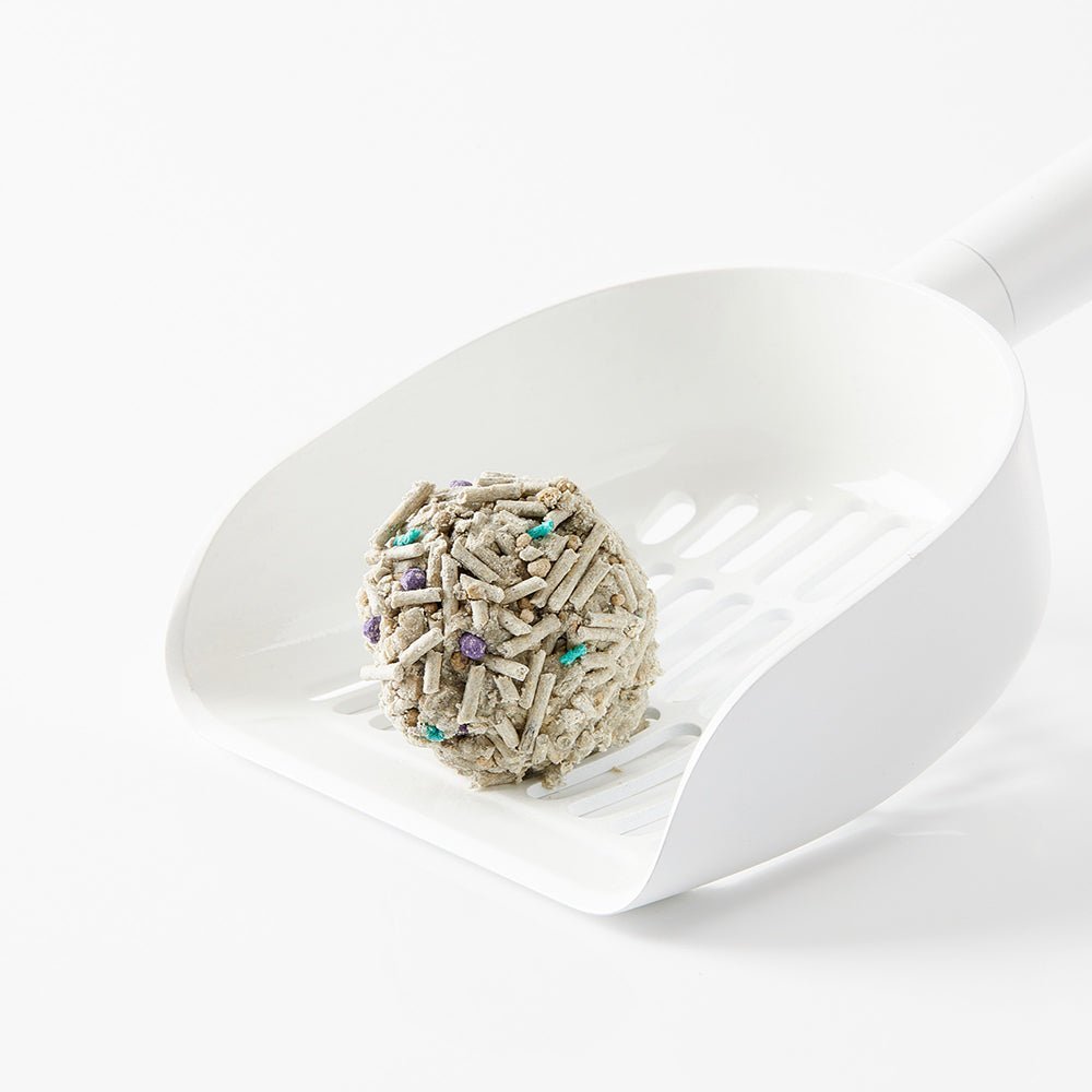 Flushable Clumping Cat Litter fast 3-second clumping with 0.08in (2mm) small granules, high water absorption, strong clumping, and non-stick performance