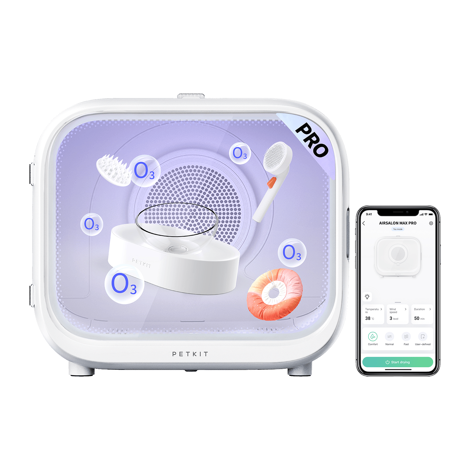 PETKIT AirSalon Max Pro Mess-free Pet Automatic Drying Cabinet