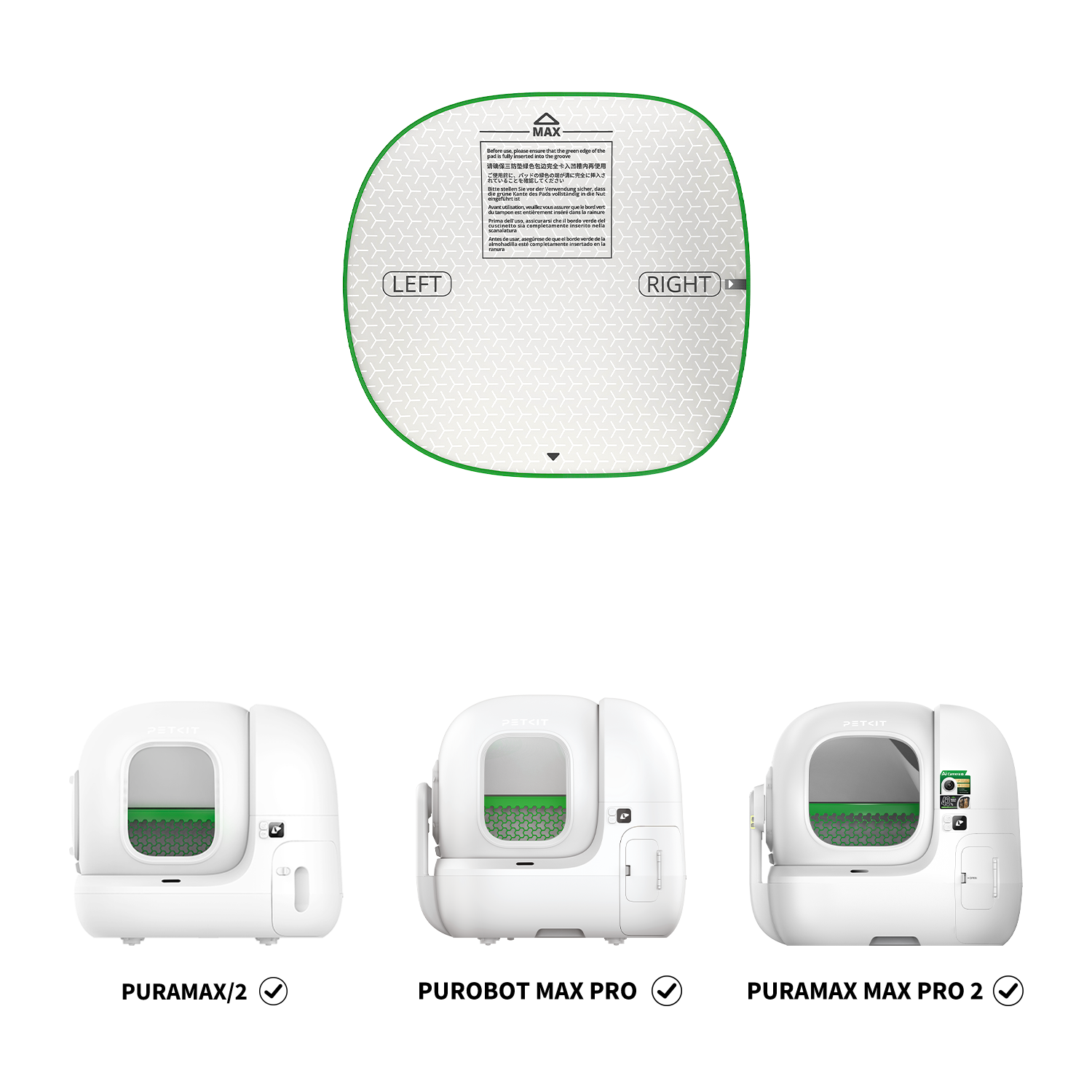 High Performance Cat Litter Pad Max for PuraMax2 & Purobot Max Pro