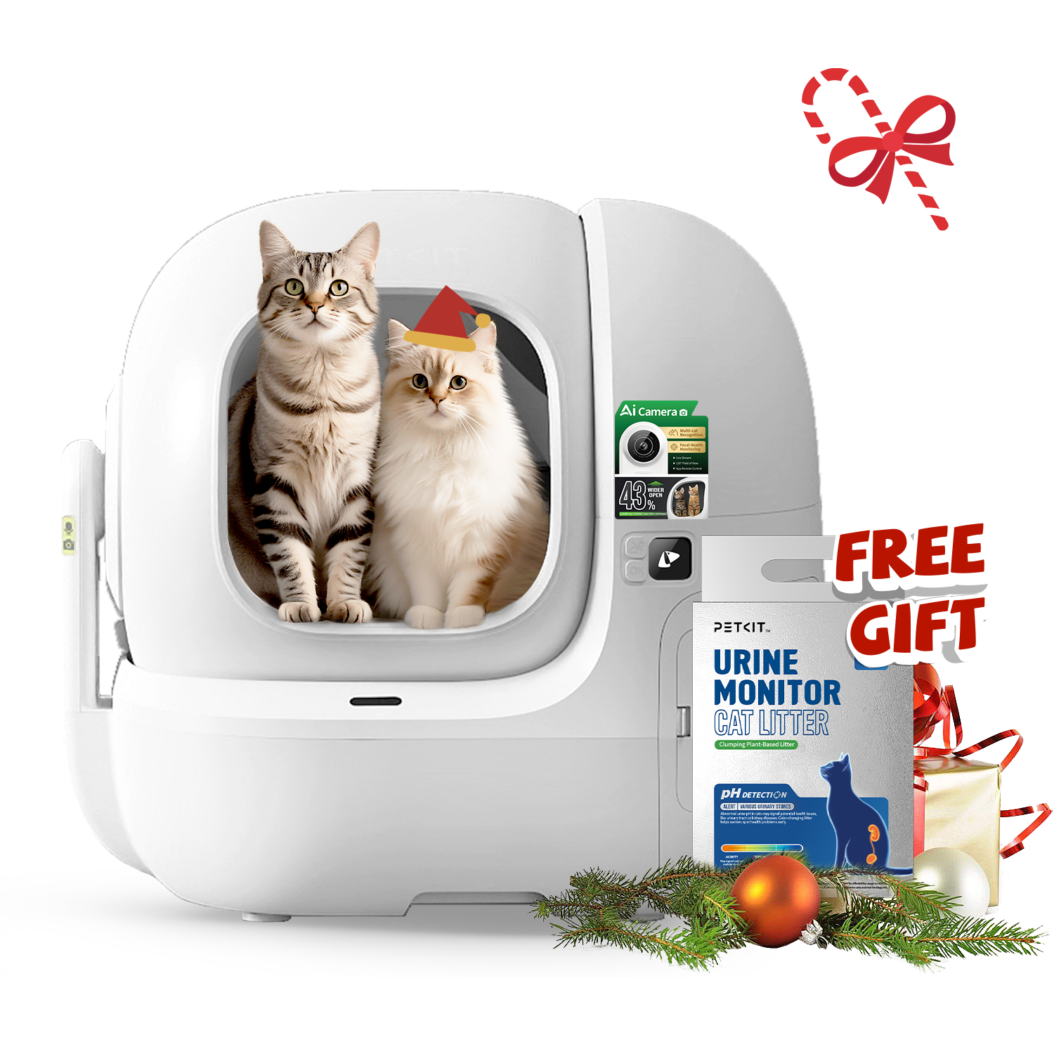 Purobot Max Pro 2 Automatic Litter Box With Urine Monitor Cat Litter, A Health-Focused Bundle Designed To Track Urine Changes, Support Early Health Awareness, And Provide Effortless Self-Cleaning For Pets