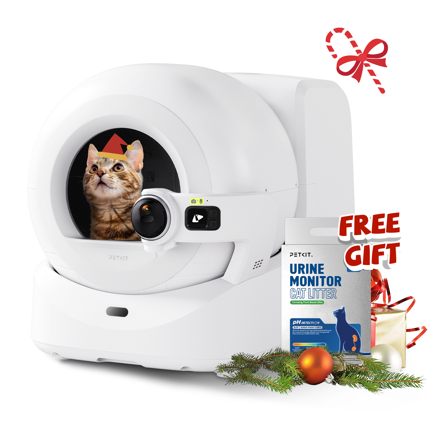Purobot Ultra Automatic Litter Box With Urine Monitor Cat Litter, A Health-Focused Bundle Designed To Track Urine Changes, Support Early Health Awareness, And Deliver Hands-Free Self-Cleaning For Pets