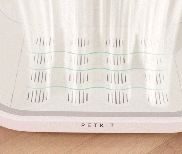 Unique wave-inspired airflow design of AirSalon Max Pro Pet Dryer Box ensures superior drying coverage