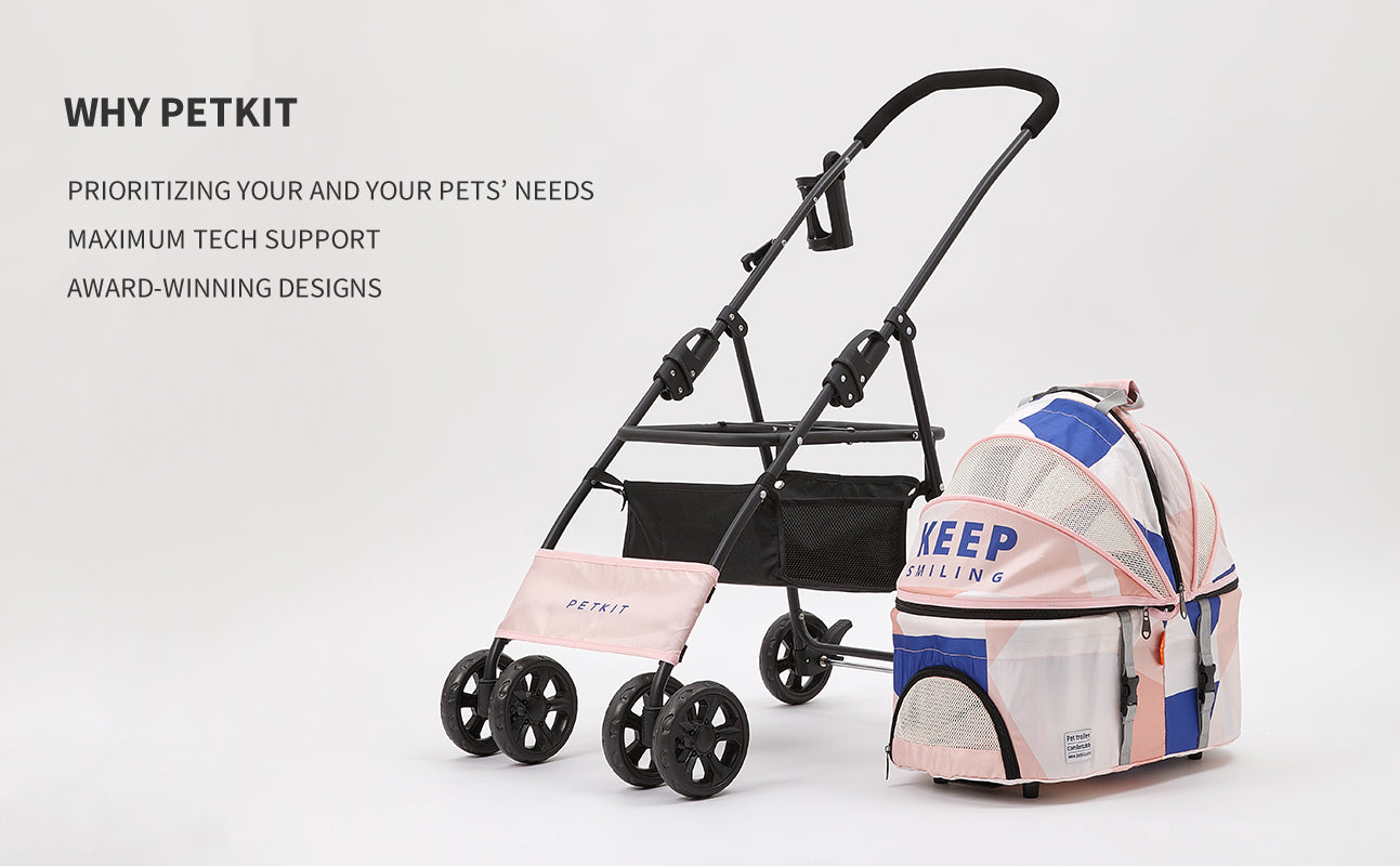 Bon Voyage Pet Stroller reflects PETKIT’s commitment to user-focused design, advanced engineering, and award-winning pet care innovation