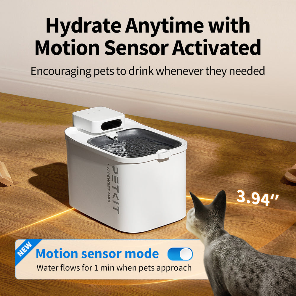 PETKIT EverSweet Max Cordless Smart Pet Drinking Fountain like faucet ...