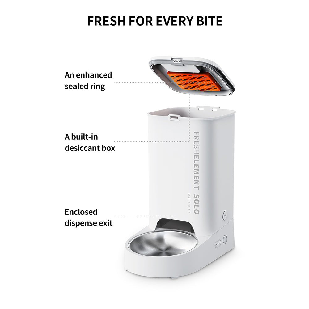 Fresh Element Solo Automatic Cat Feeder with App Control