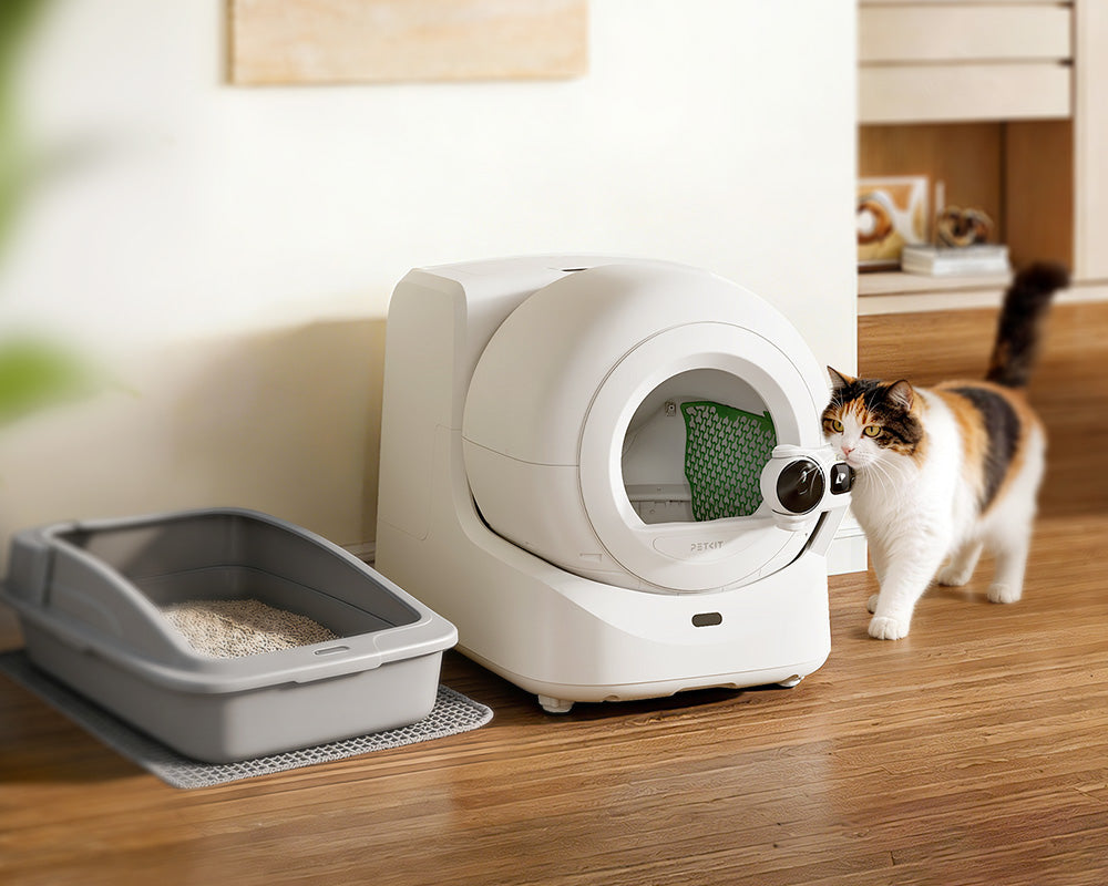 Place the Purobot Max Pro 2 Automatic Cat Litter Box next to the old one allowing your cat to explore the new system without pressure and gradually adjust to the automatic litter box