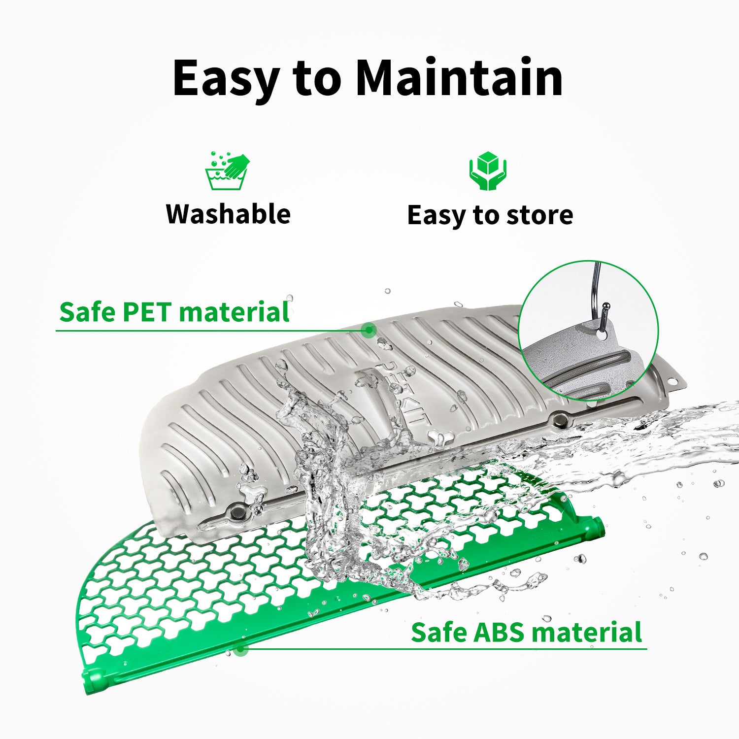 Washable and easy-to-maintain Magnetic Cat Litter Remover Set for daily cleaning