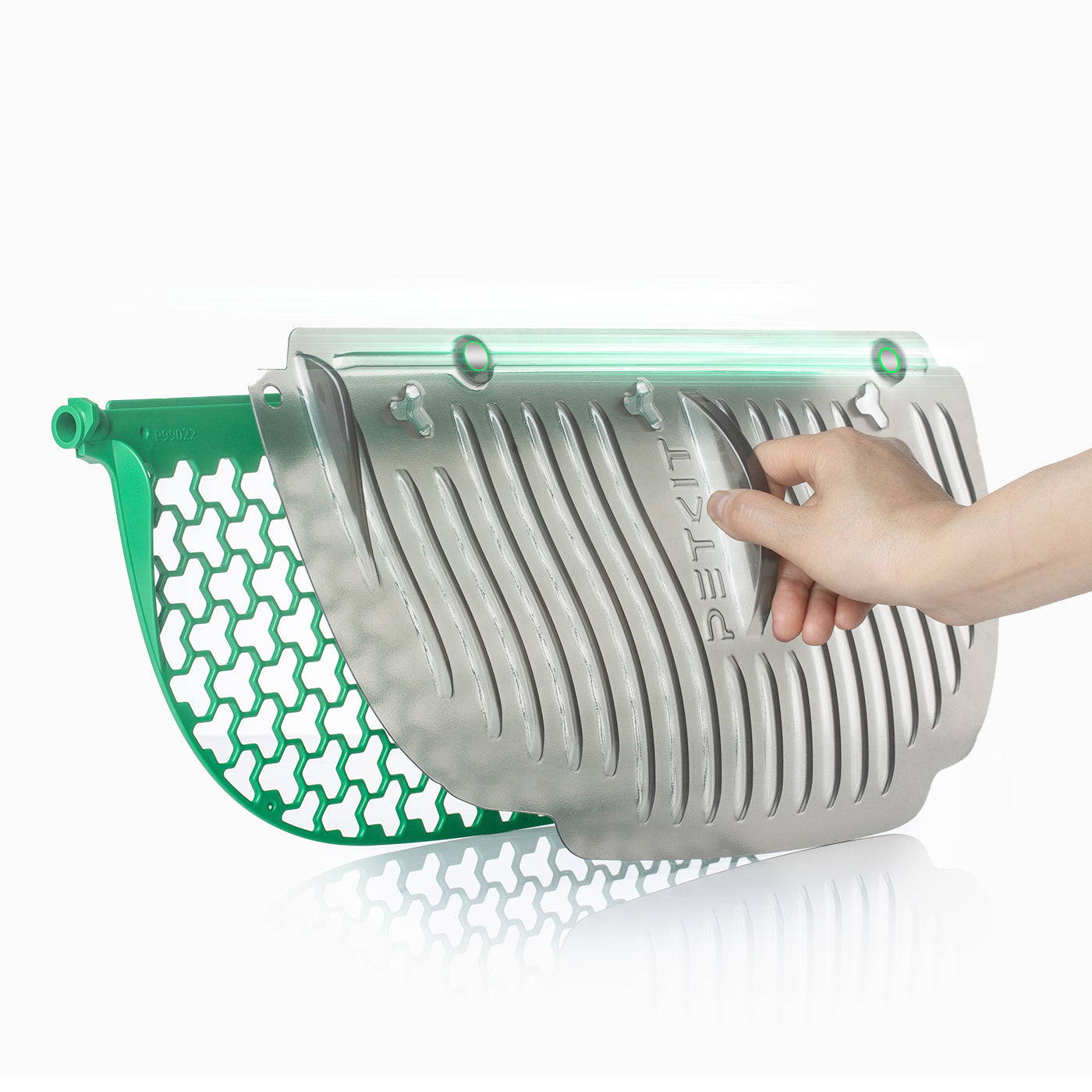 Magnetic Cat Litter Remover Set featuring magnetic design for quick and effortless installation