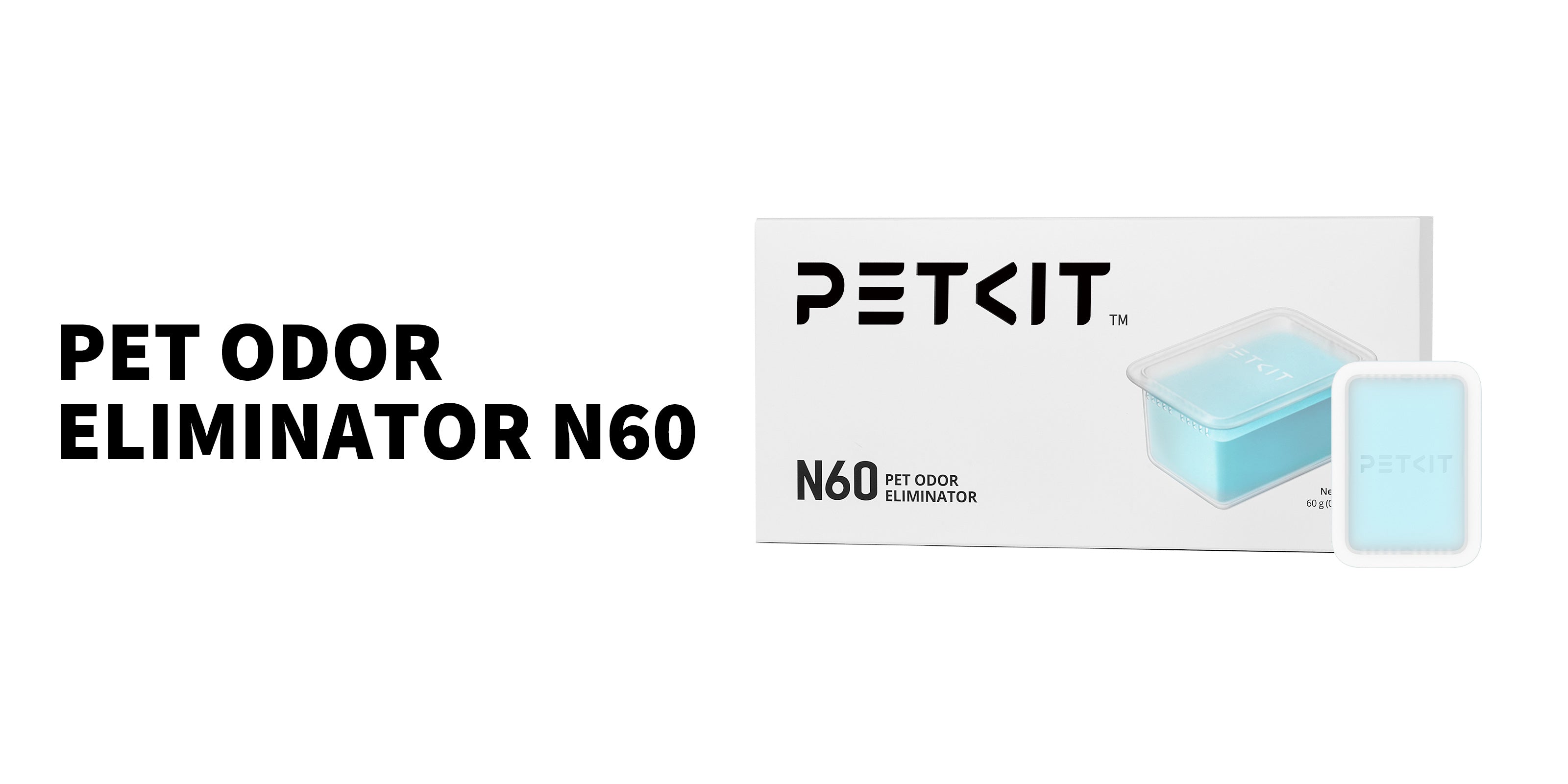 Pet Odor Eliminator N60 designed for long-lasting odor control in PETKIT automatic litter boxes
