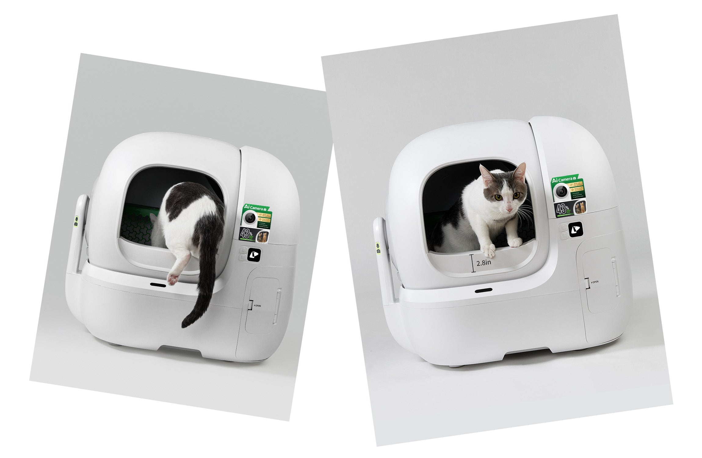 PETKIT Fence 2.0 adds height to litter box entrance to reduce splashing and prevent urination outside