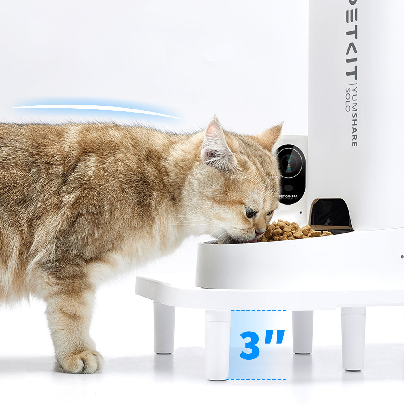 PETKIT Raised Stand helps improve digestion and reduces neck and joint strain, supporting healthier eating and better posture for every meal