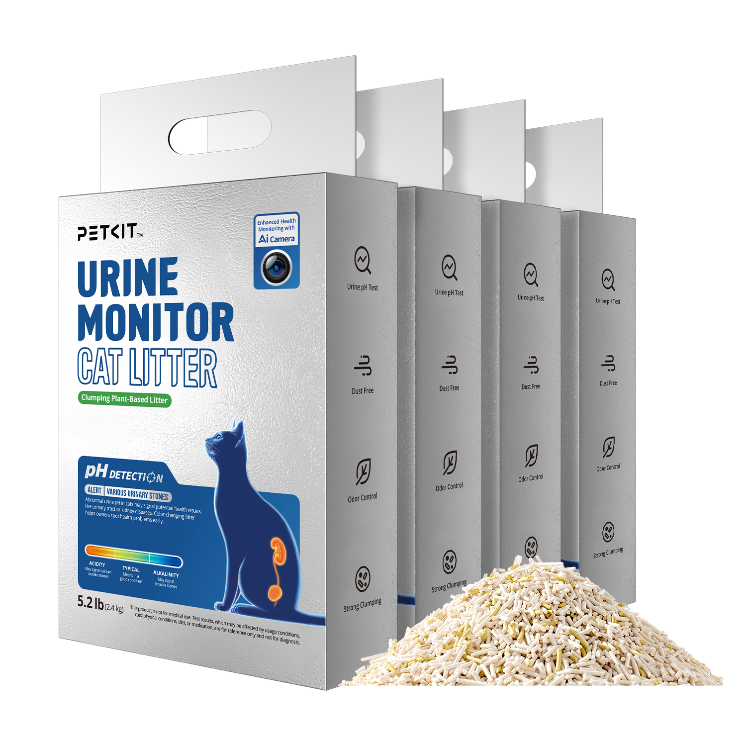 PETKIT Urine Monitor Cat Litter - 4 Bags