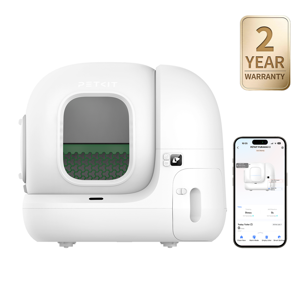PETKIT PURA MAX2フルセット【保証書付】 PuraMax 2 Automatic Litter Box with Multi-Cat Comfort & Acceptance