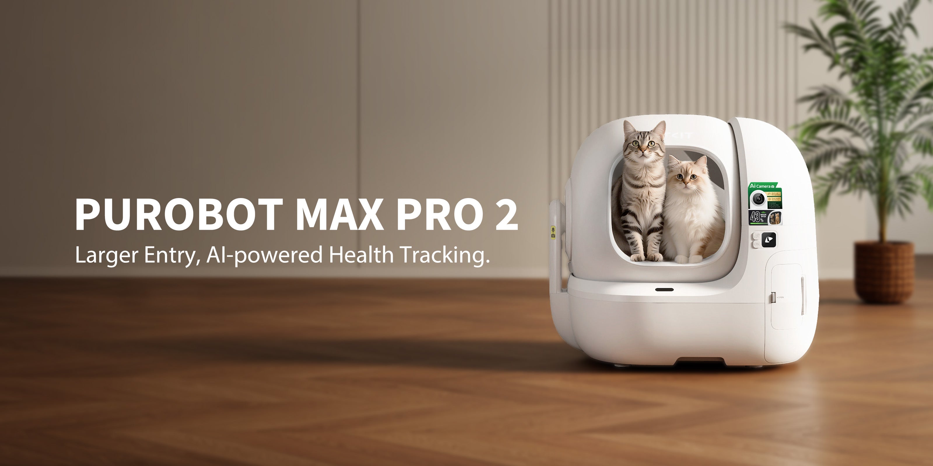 PETKIT AI PUROBOT MAX PRO 猫砂ボックス　新品未使用 Petkit Purobot Max Pro AI-Powered Smart Litter Box with Visual