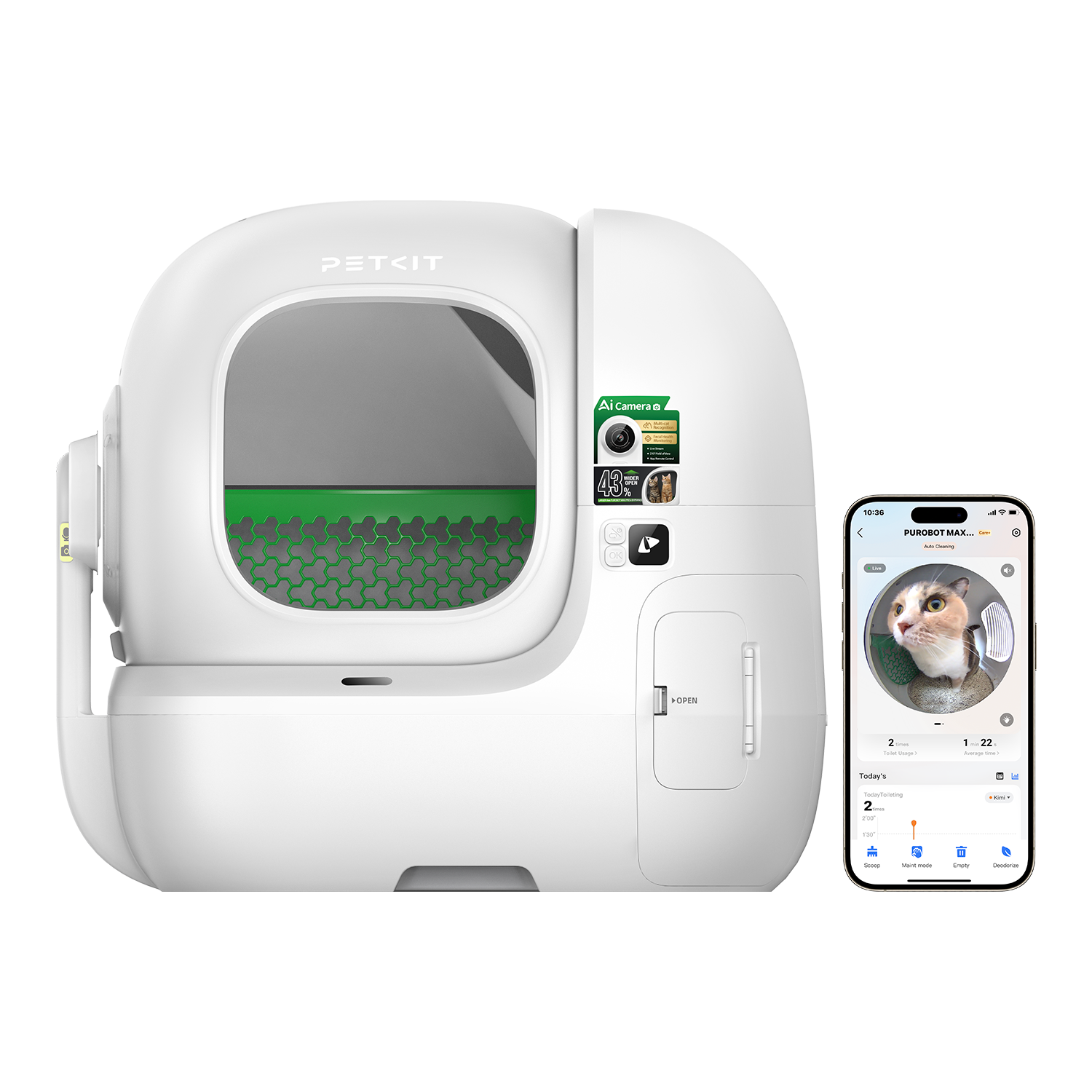 Purobot Max Pro 2 Automatic Cat Litter Box