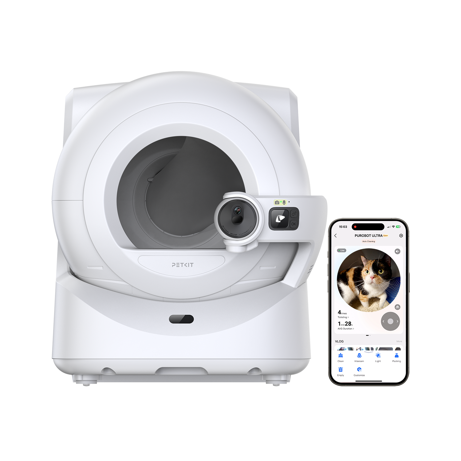 PETKIT 自動トイレ PUROBOT ULTRAL Purobot Ultra Automatic Litter Box with AI Camera & Auto Waste Packing