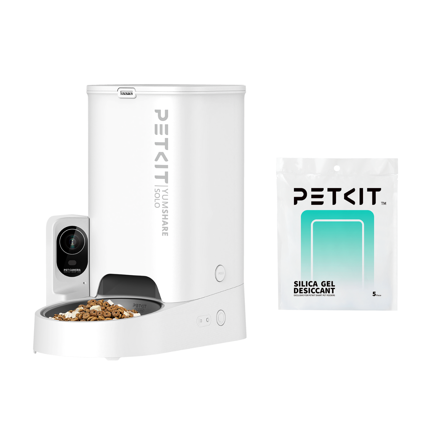 YumShare Solo Camera Pet Feeder, Automatic Cat Food Dispenser