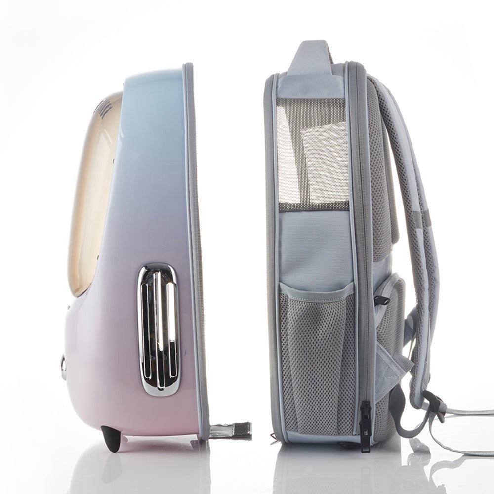 Breezy 2 Cat Carrier featuring a detachable left and right panel design for easier cleaning, maintenance, and customization