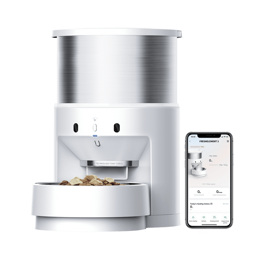 PETKIT 5L Stainless Steel Smart Feeder, Weight Sensor Automatic 