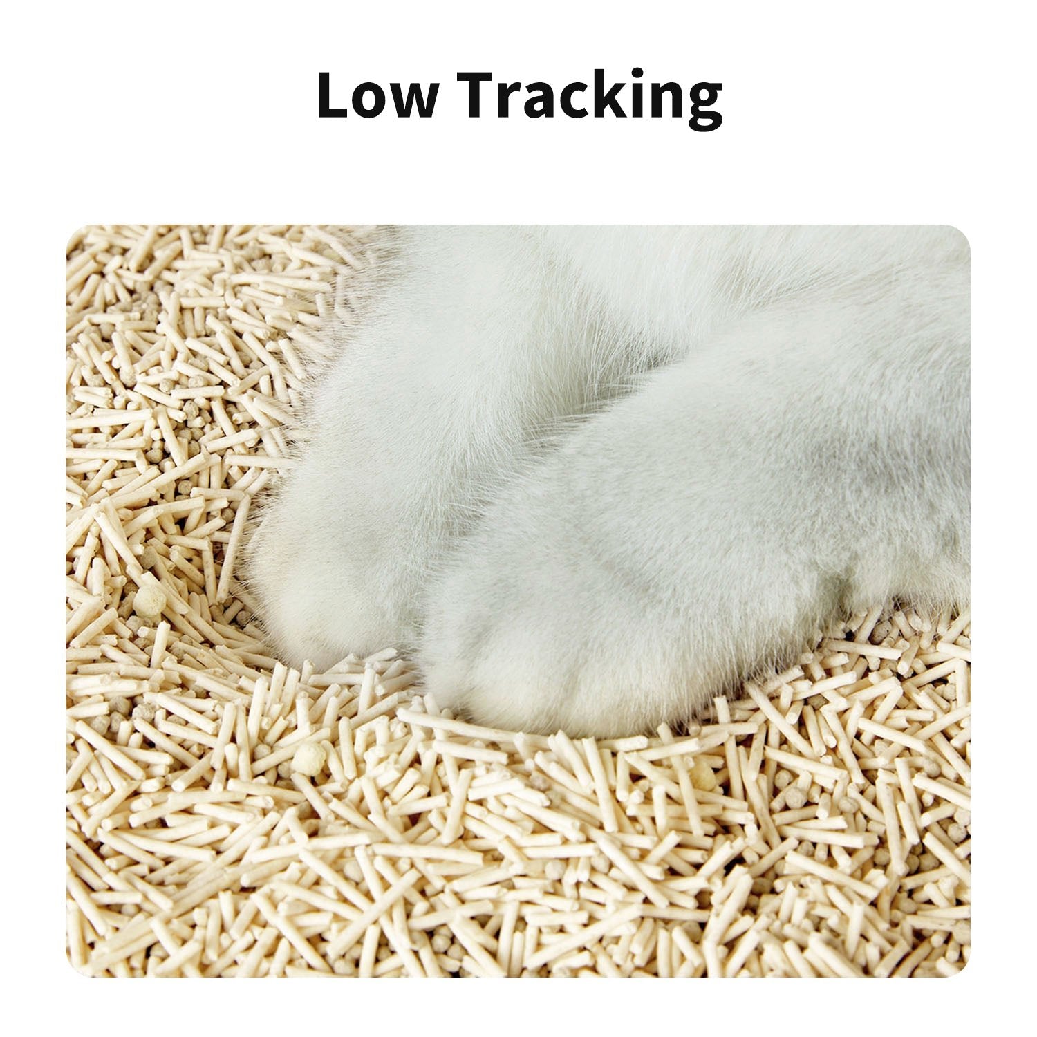 Occult Blood Test Mixed Cat Litter with low tracking formula to keep cats’ paws and floors clean